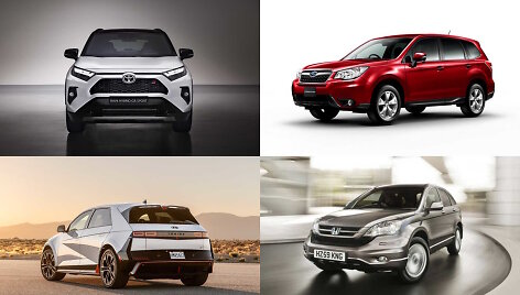 Patikimi visureigiai: Toyota, Subaru, Honda, Hyundai