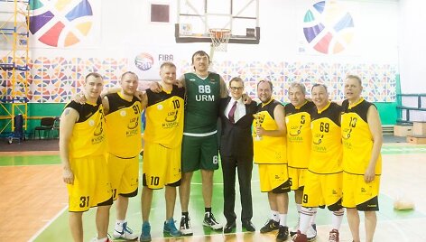 Lietuvos sporto žurnalistai su Grigorijumi Chižniaku