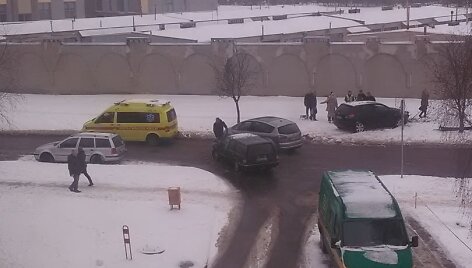Avarija Panevėžio Molainių gatvėje