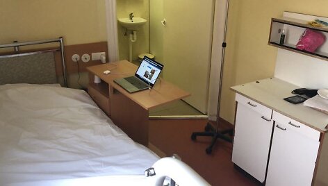Palata Klaipėdos universitetinėje ligoninėje, į kurią paguldytas vyras dėl koronaviruso