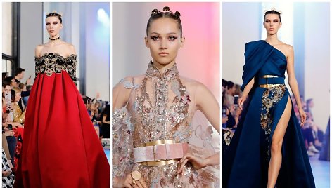 „Elie Saab“ aukštosios mados kolekcijos modeliai