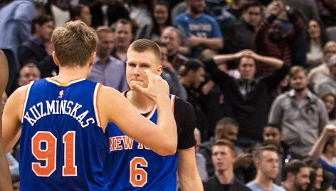 Mindaugas Kuzminskas ir Kristapas Porzingis