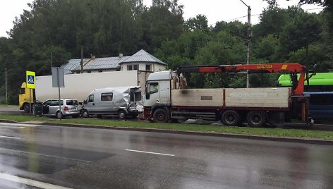 Avarija Tunelio gatvėje Kaune