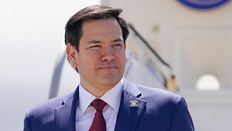 JAV valstybės sekretorius Marco Rubio / NATHAN HOWARD / AFP
