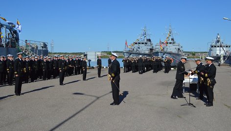 Klaipėdoje paminėtos 23-iosios Karinių jūrų pajėgų atkūrimo metinės