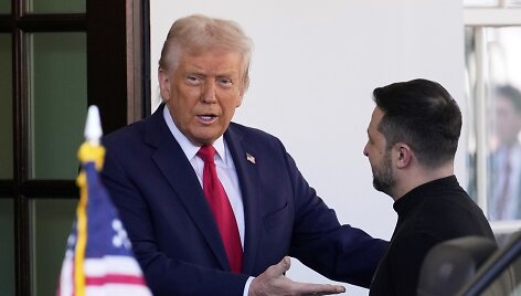 Donaldas Trumpas ir Volodymyras Zelenskis