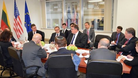 Linas Linkevičius susitiko su Jungtinių Valstijų žydų organizacijų atstovais.