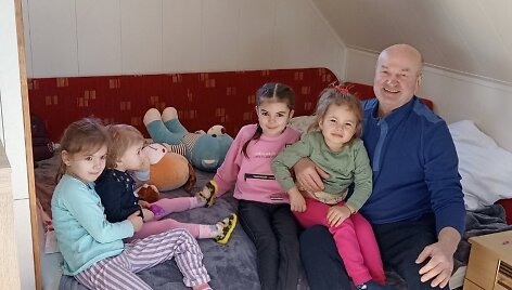 Lietuviai priima ukrainiečių &scaron;eimas