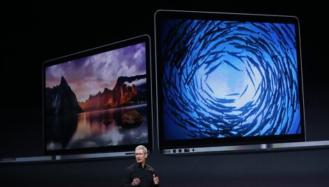 &bdquo;Apple&ldquo; naujovių pristatymo akimirka