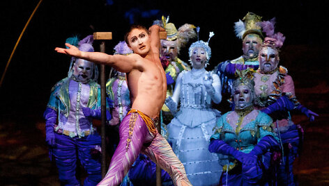  &bdquo;Cirque du Soleil&ldquo; pasirodymo &bdquo;Alegria&ldquo; akimirka