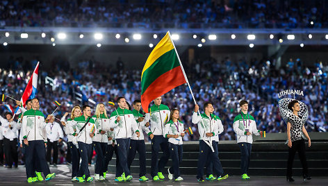 Atidarymo ceremonijos akimirka