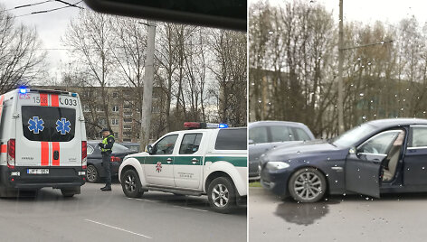 BMW avarija Kaune
