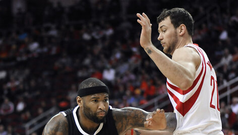 DeMarcusas Cousinsas ir Donatas Motiejūnas