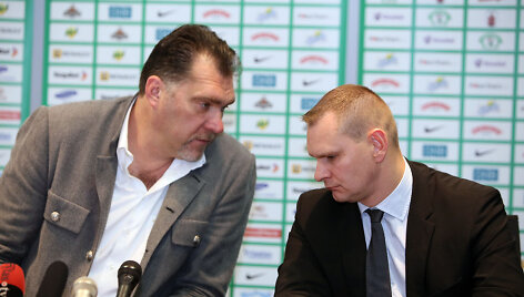 Arvydas Sabonis ir Mindaugas &Scaron;pokas