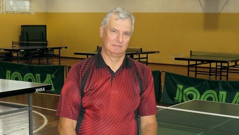 Ilgus metus pats aktyviai sportavęs Viktoras Rybakas i&scaron;ugdė ne vieną talentingą stalo tenisininką