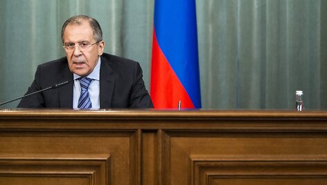 Rusijos užsienio reikalų ministras Sergejus Lavrovas