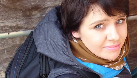 Į eksperimentą i&scaron;siruo&scaron;iau apsirengusi kuo paprasčiau ir turėdama tik kuprinę.