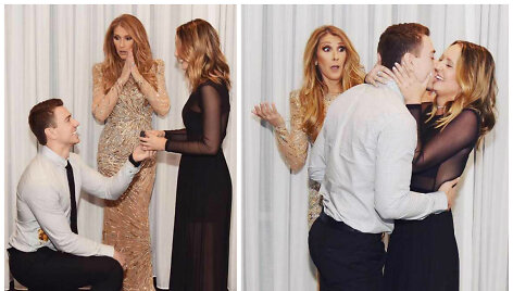 Celine Dion tapo savo gerbėjų sužadėtuvių liudininke