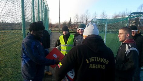  Malickas Tcha-Tchibara vedė regbio seminarą &Scaron;iauliuose
