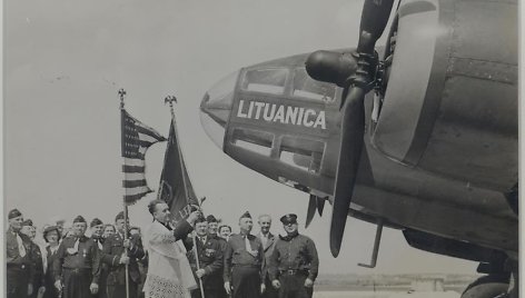 Lėktuvo „Lituanica“ krikštas 1943 m.