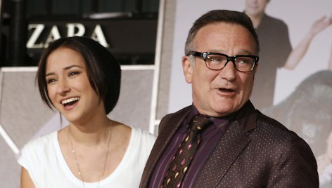 Robinas Williamsas su dukra Zelda Williams (2009 m.)