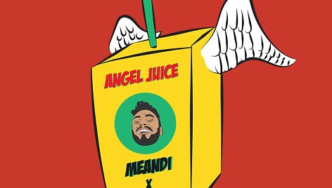 Iliustracija Meandi ir prodiuserio &bdquo;Juice Bangers&ldquo; dainai &bdquo;Angel Juice&ldquo;