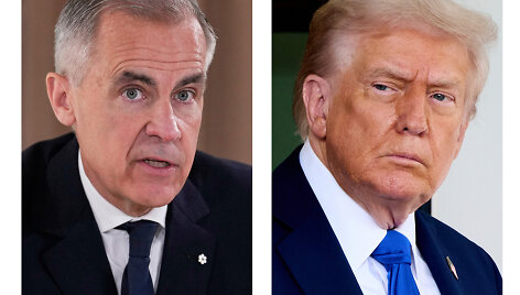 Markas Carney ir Donaldas Trumpas /  / AP