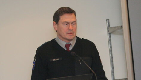 Lietuvos policijos mokyklos Policijos veiklos skyriaus vir&scaron;ininko pavaduotojas Vilius Velička