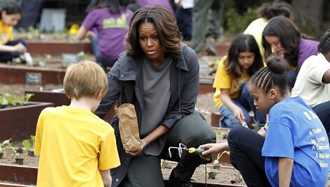 Michelle Obama su vaikais