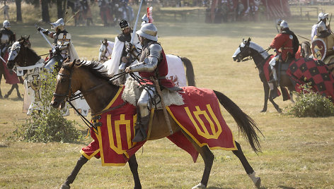Lietuvos kariai Žalgirio mūšio lauke paminėjo 613-ąsias pergalės metines.