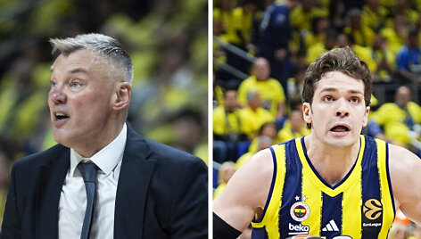 &Scaron;arūnas Jasikevičius ir Tarikas Biberovičius