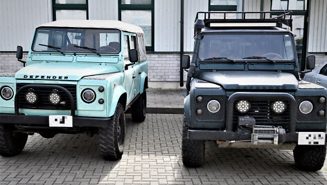 Sulaikytieji &bdquo;Land Rover Defender&ldquo; visureigiai