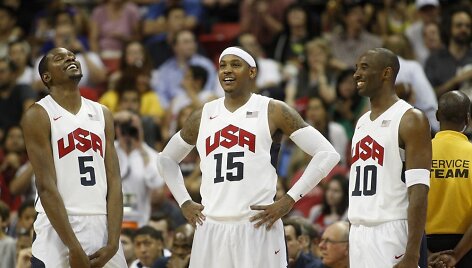 Kevinas Durantas, Carmelo Anthony ir Kobe Bryantas