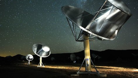SETI instituto radijo teleskopai. 