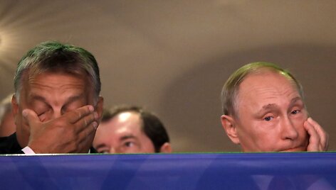 Viktoras Orbanas ir Vladimiras Putinas