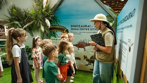 Rugpjūtį dinozaurai karaliauja PLC „Mega“