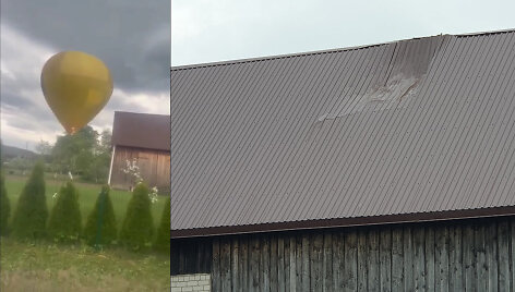 Oro baliono incidentas Vilkų Kampo kaime