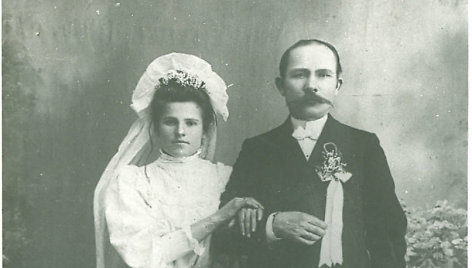 Juozas Zauka su žmona Emilija
