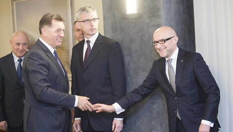 Algirdas Butkevičius ir Ireneuszas Fąfara