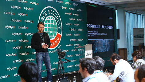 Kaspersky saugumo specialistas Sergey'us Lozhkinas