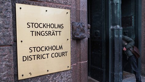 Stokholmo teismo salė / JONATHAN NACKSTRAND / AFP