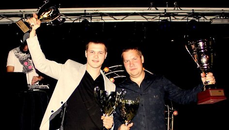 I&scaron; kairės: Andrius Vasiliauskas ir Andrius Čibirka