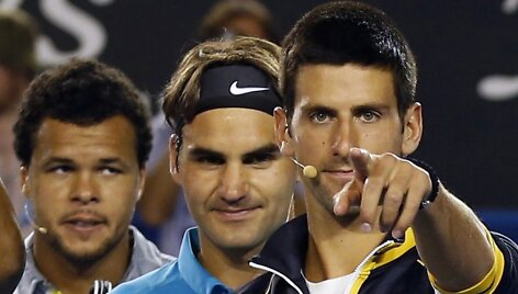 Novakas Džokovičius, Rogeris Federeris, Jo-Wilfriedas Tsonga