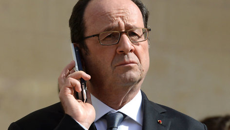 Prancūzijos prezidentas Francois Hollande'as