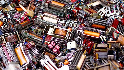 &bdquo;EMP recycling&ldquo; elektronikos ir kitų atliekų perdirbimo gamykloje. 