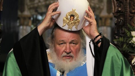 Rusijos stačiatikių bažnyčios vadovas patriarchas Kirilas I