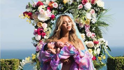 Beyonce su dvyniais Rumi ir Siru