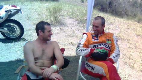 Balys Bardauskas ir Stephane'as Peterhanselis