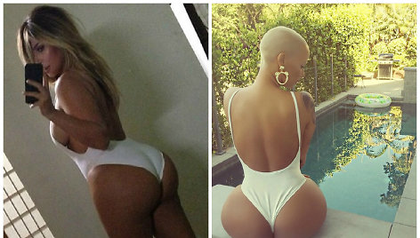 Amber Rose ir Kim Kardashian