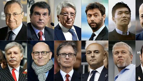 Andrea Agnelli ir dar 11 klubų savininkai įkūrė Superlygą.